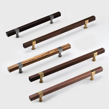 Elegant Long Thin Bar Handle for Cabinets Natural Finish Modern Elegant Long Thin Bar Handle for Cabinets Natural Finish Modern